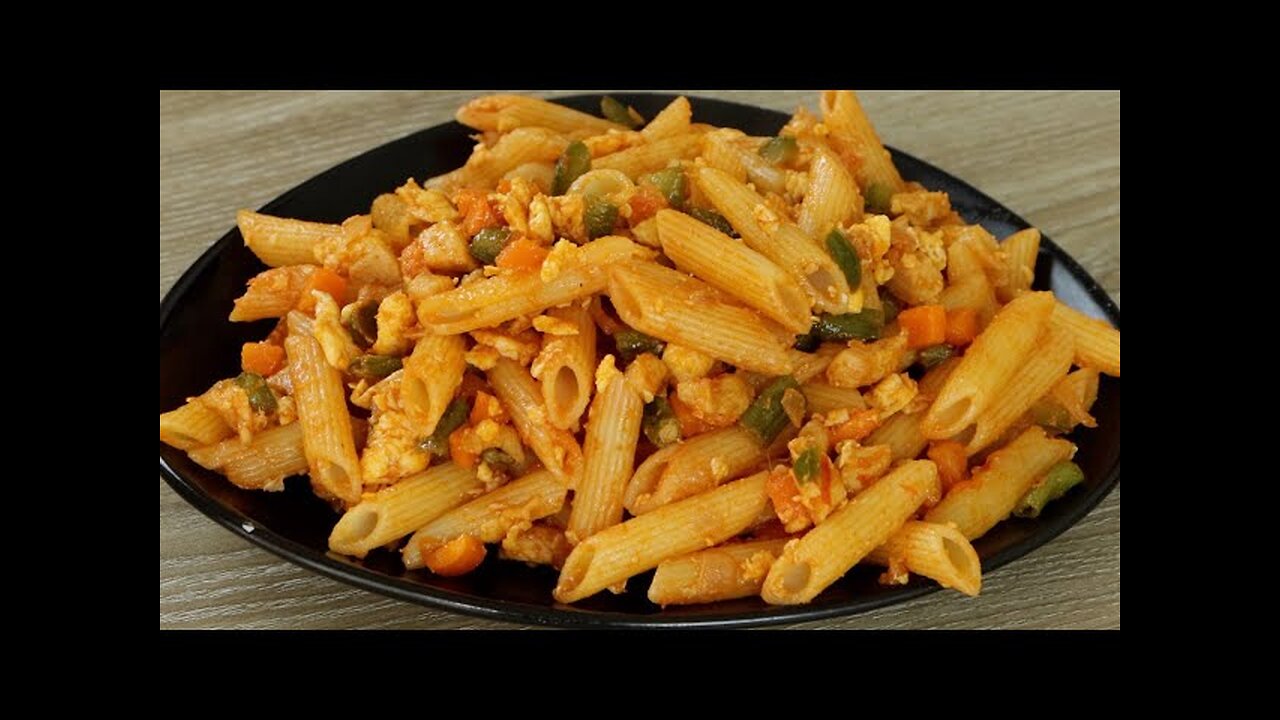 15 minutes Chicken Pasta recipe.