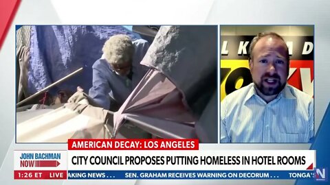 Ari joins Newsmax's John Bachman to weigh in on LA's proposal to house the homeless in hotel rooms: