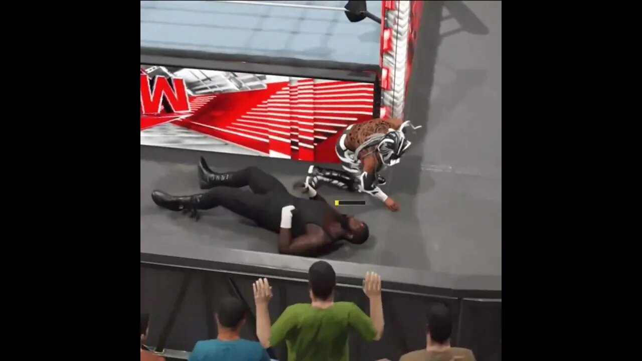 wwe2k23 omos get destroyed by Omega #wwe2k23gameplay