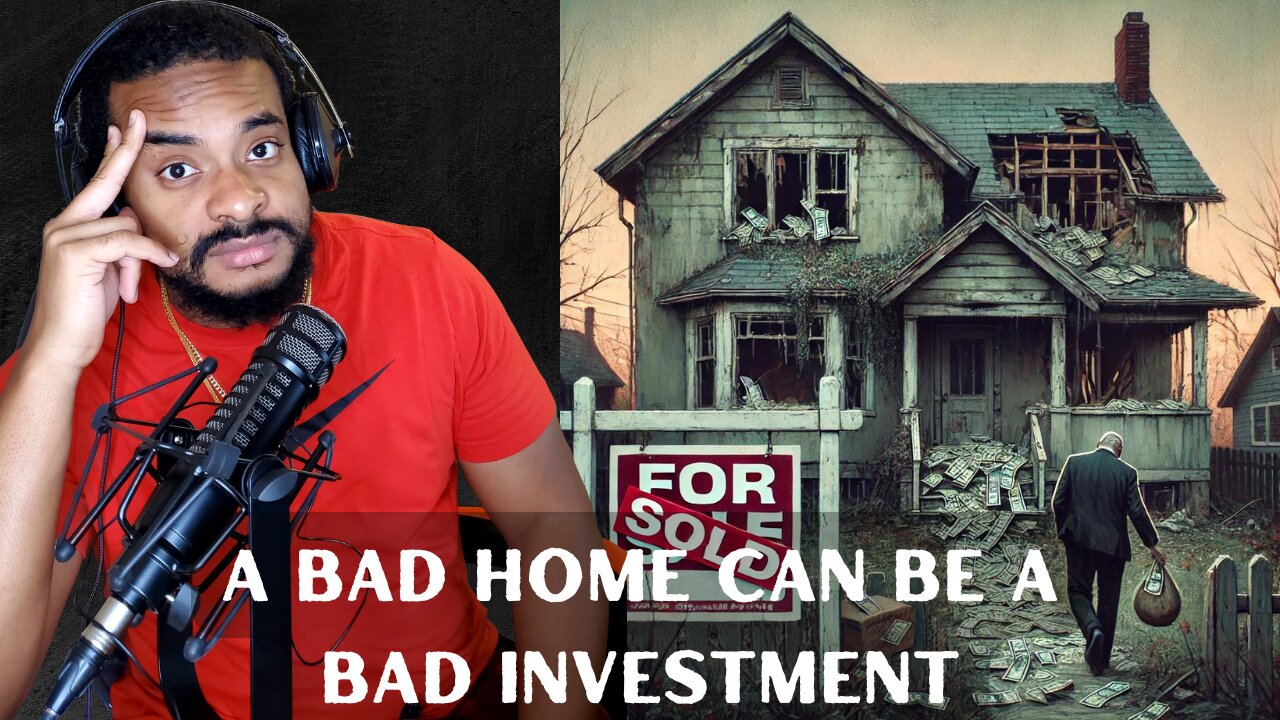 You could lose a lot of money fast if the home you bought ain't good, brand new would be amazing