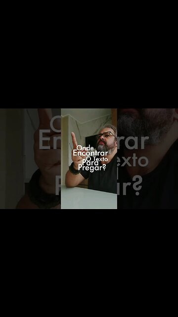 Como escolher o texto para pregar? #Pregação #sermao #pregacaoexpositiva