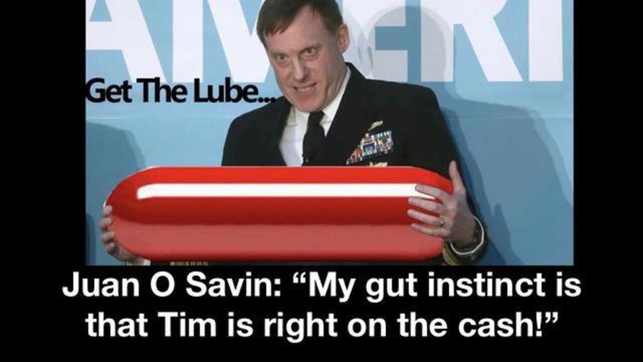 JUAN O' SAVIN: MY GUT INSTINCT IS THAT TIMOTHY HOLMSETH IS RIGHT ON THE CASH!!!