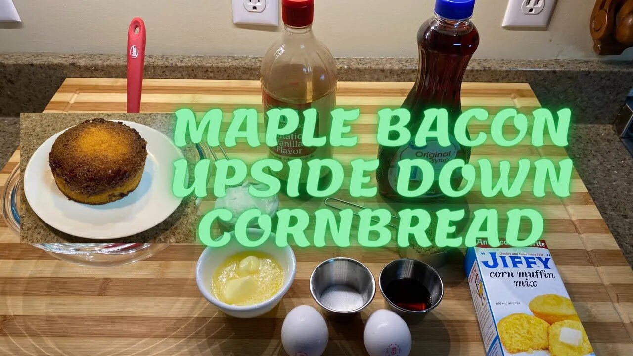 MAPLE BACON Upside Down CORNBREAD