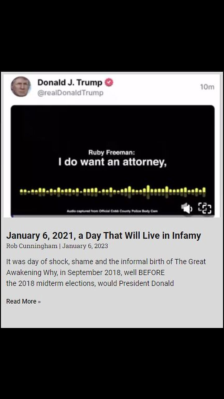 January 6, 2021, a Day That Will Live in Infamy