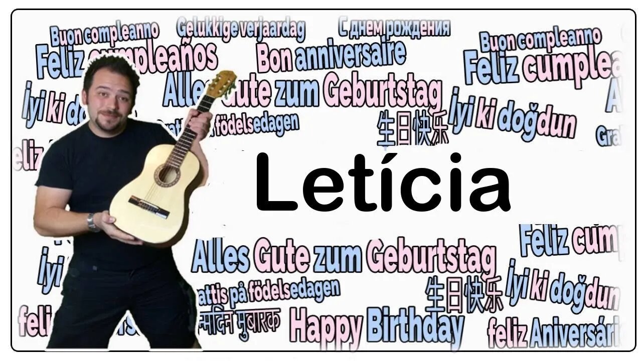 Happy Birthday Letícia - Happy Birthday to You Letícia #shorts