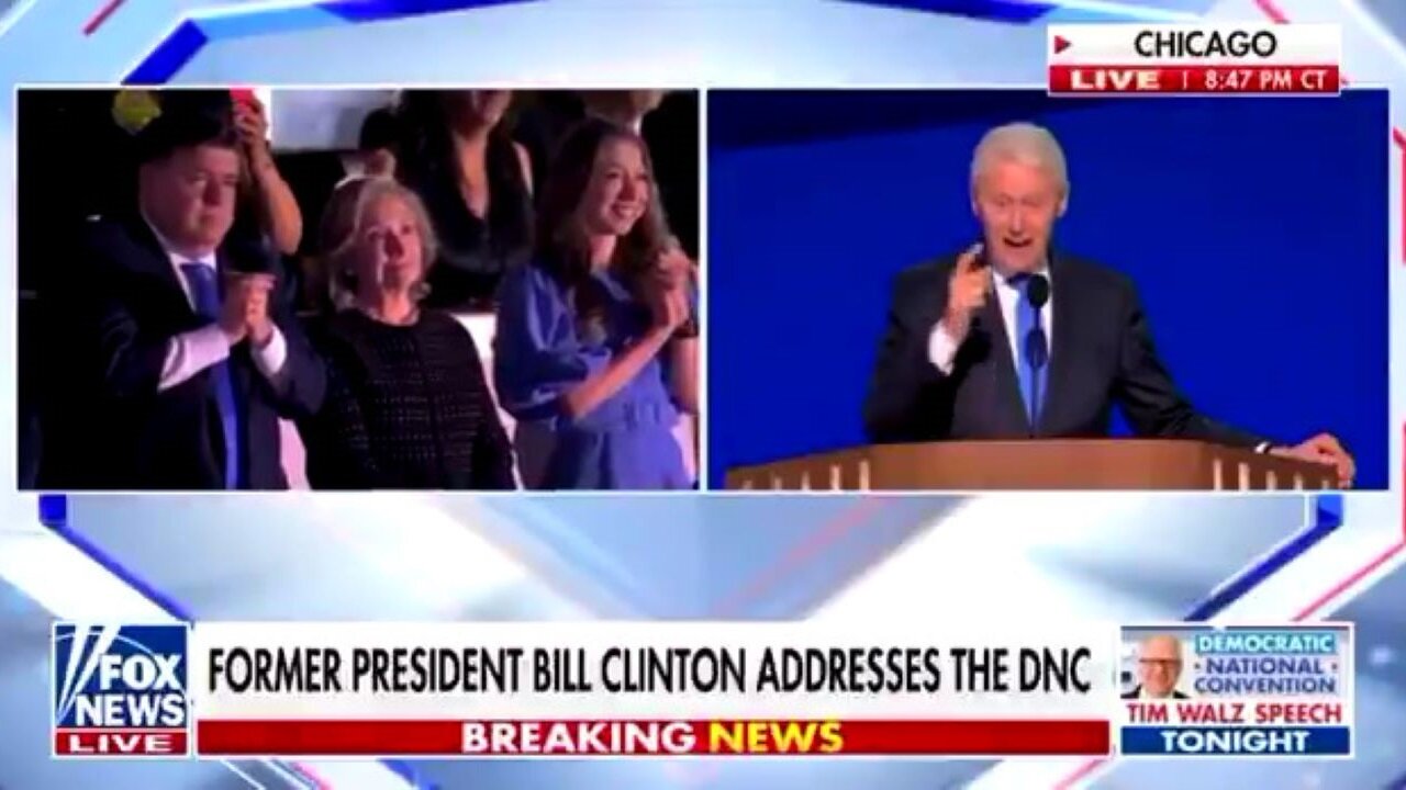 Racist, RIGHT?! Bill Clinton Mispronouncing Kamala's Name At The DNC: "Camel-la"