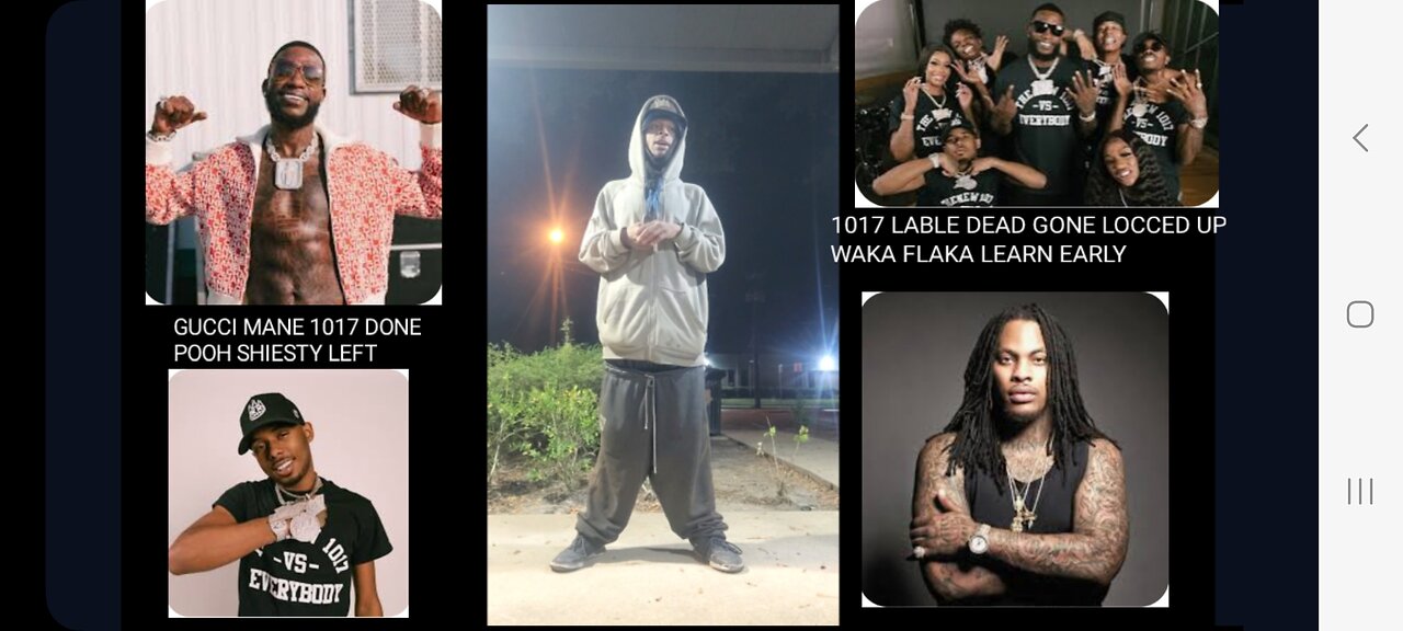 GUCCIE MANE SAID HE DONE WIT 1017 DA LABLE AN ONLY KEEPIN POOH SHIESTY WAKA FLAKA ALREADY LEARED💪🏾🔵