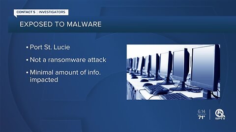 City of Port St. Lucie exposed to malware