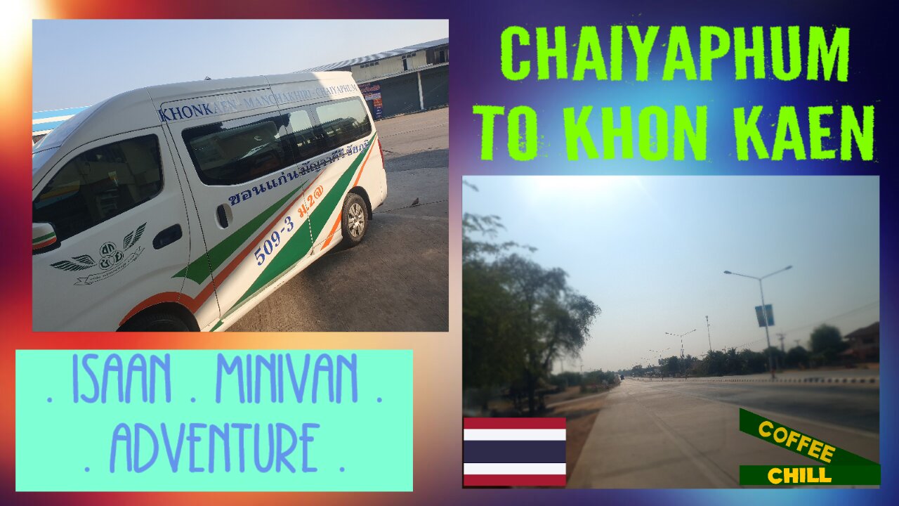 Isaan Minivan Adventure - Chaiyaphum to Khon Kaen - Thailand #realthailand #slowtravel 🚐📽️TV #issan