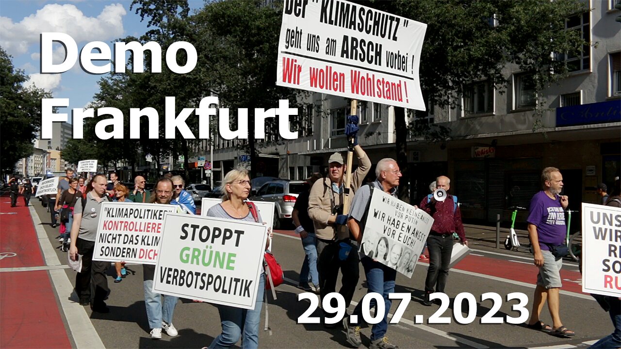 Demo Frankfurt - 29.07.2023