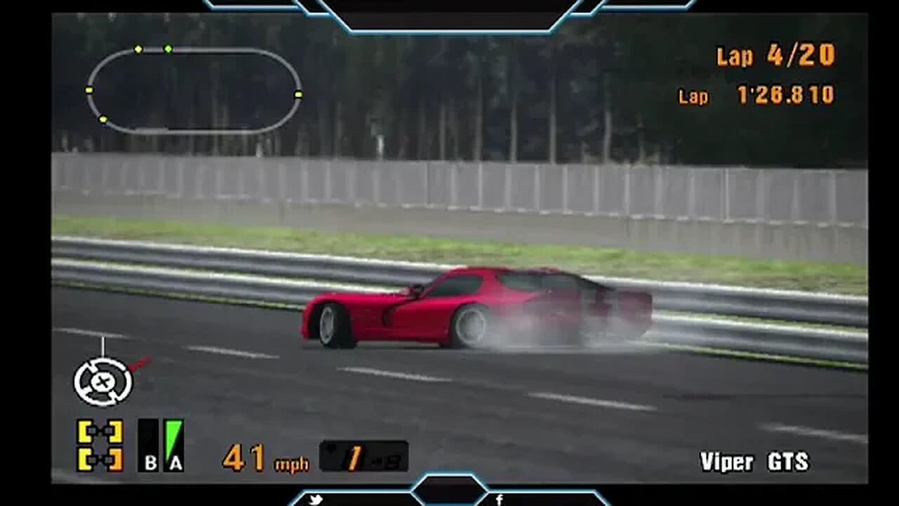 Gran Turismo 3 Like the Wind! 585,000 VIEWS! THANK YOU SO MUCH! Wall Glitch with the Viper!