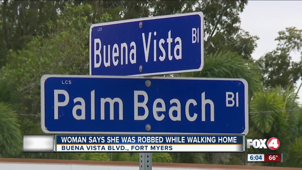 Woman robbed while walking home Fort Myers