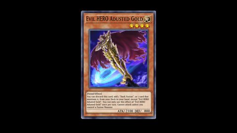 Yu-Gi-Oh! Evil HERO Adusted Gold