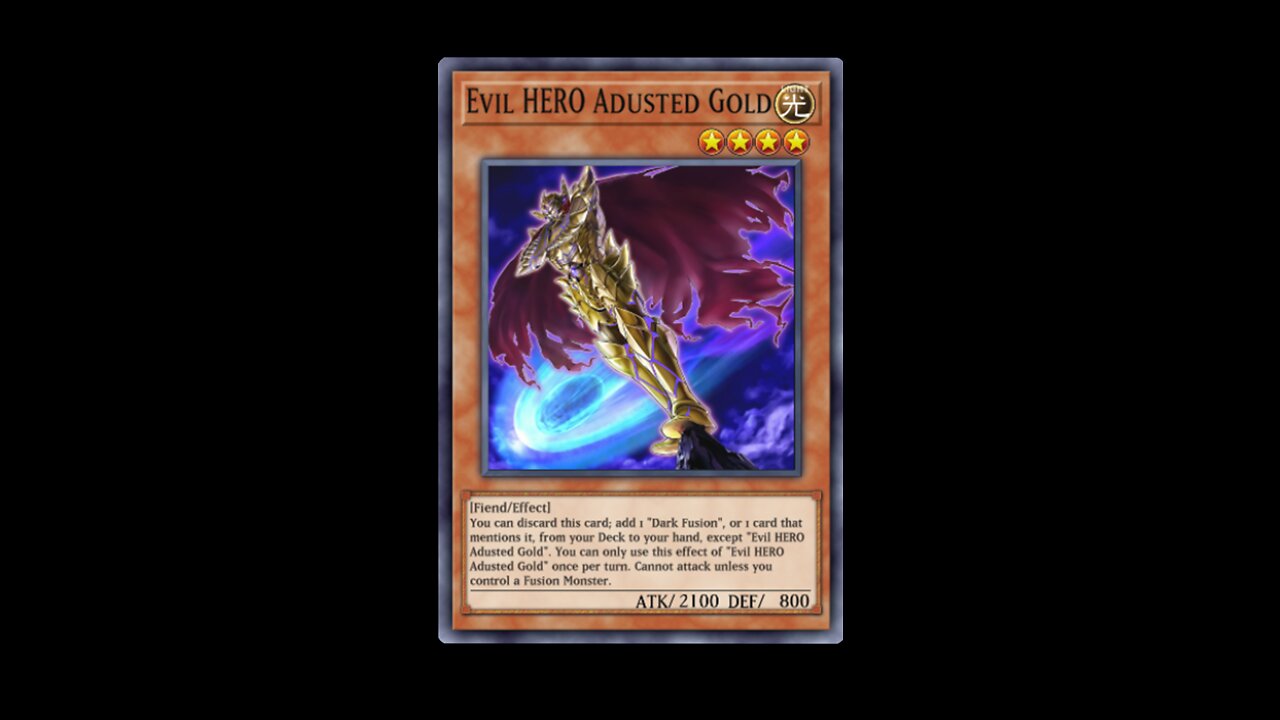 Yu-Gi-Oh! Evil HERO Adusted Gold