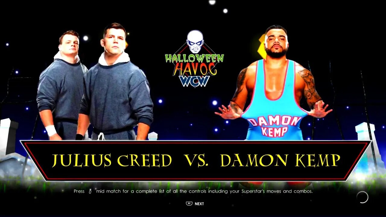 NXT Halloween Havoc 2022 Julius Creed vs Damon Kemp in a Ambulance match