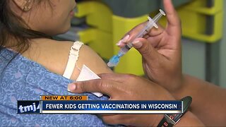 Fewer kids getting vaccinations in Wisconsin