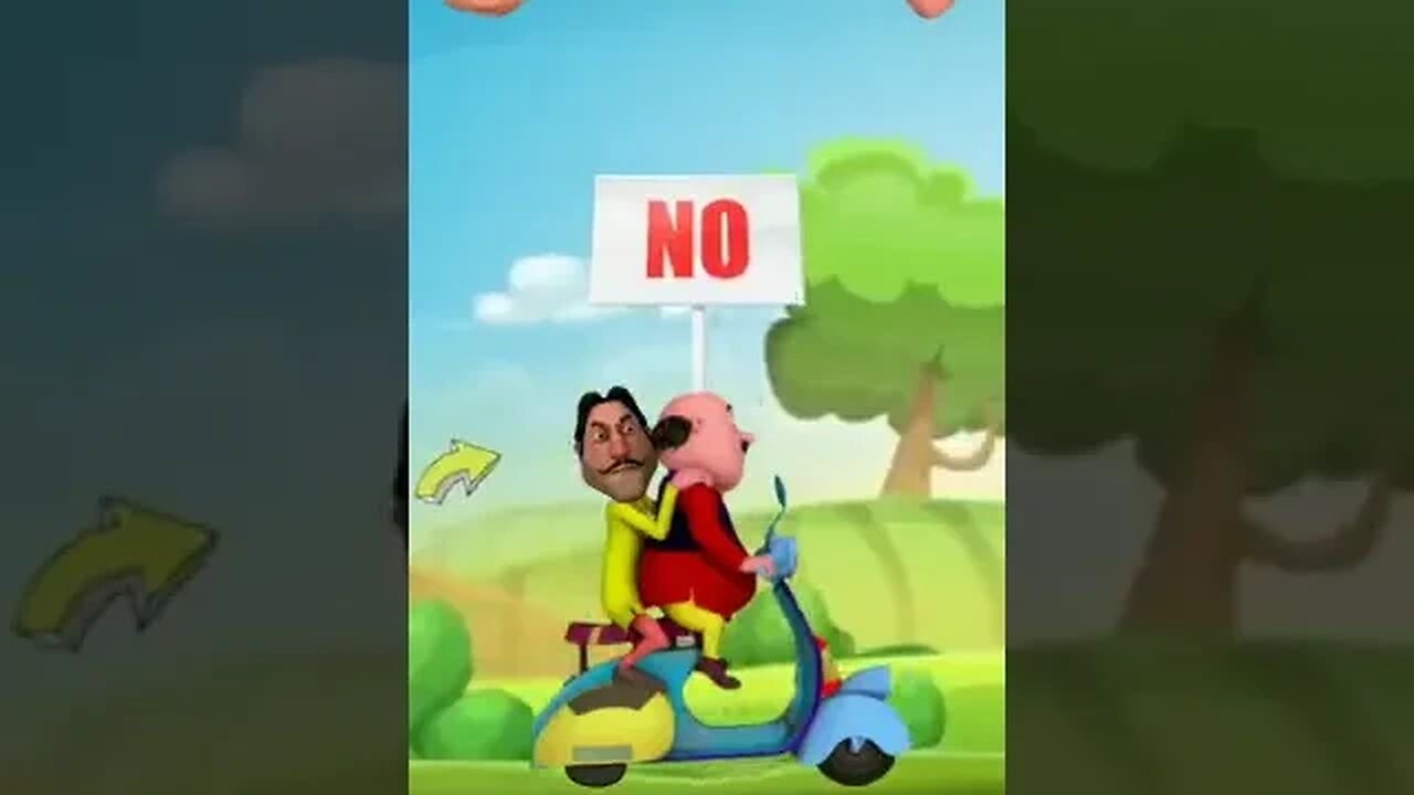 Wrong Head Puzzle | Motu Patlu #motupatlu #Shorts