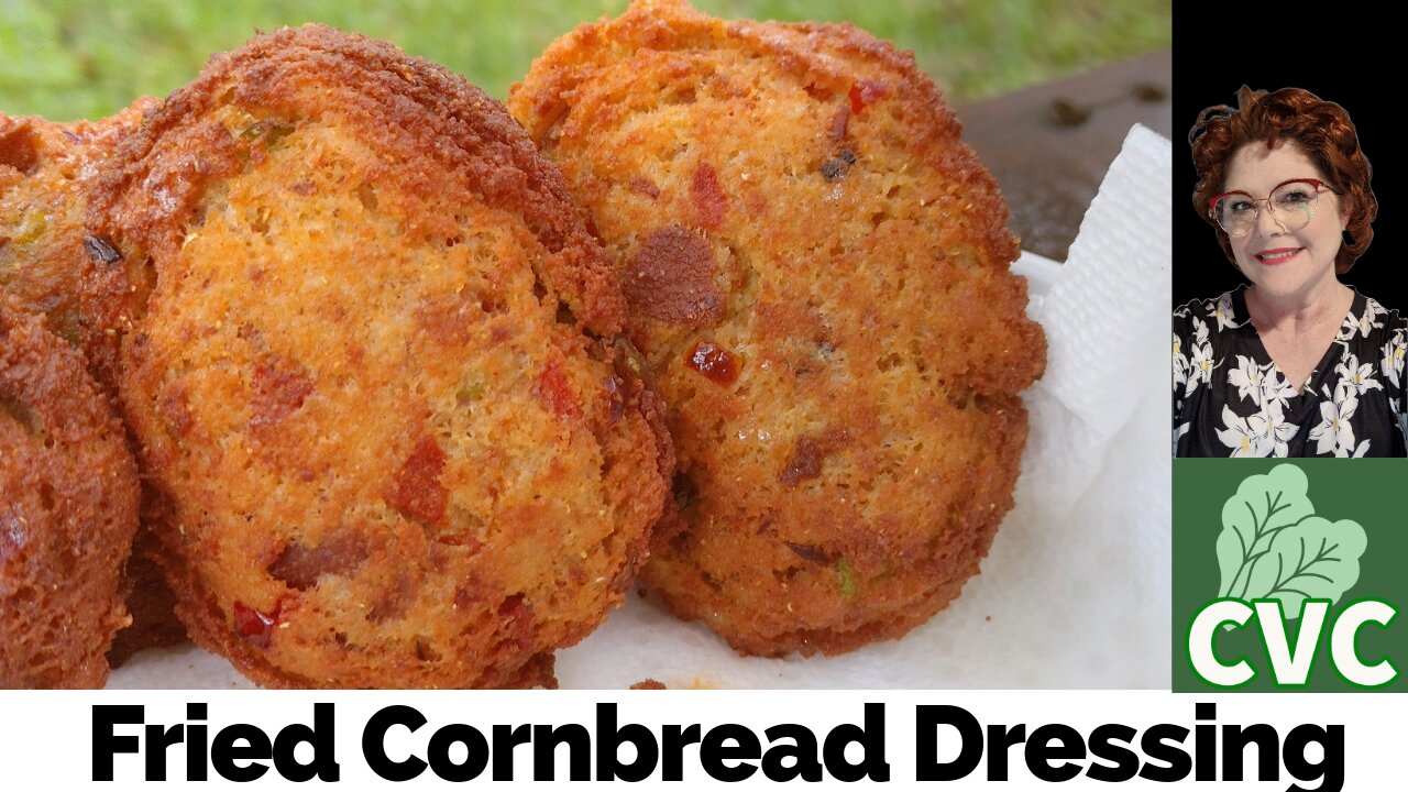 Fried Cornbread Dressings, Cornbread Dressing Fritters Recipe