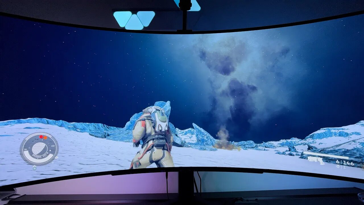 Starfield is so much FUN to explore, especially on a LG 45GR95QE! OLED UltraWide Gaming Monitor