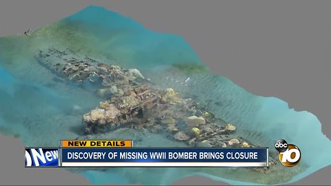 Discovery of missing WWII bombers brings closure