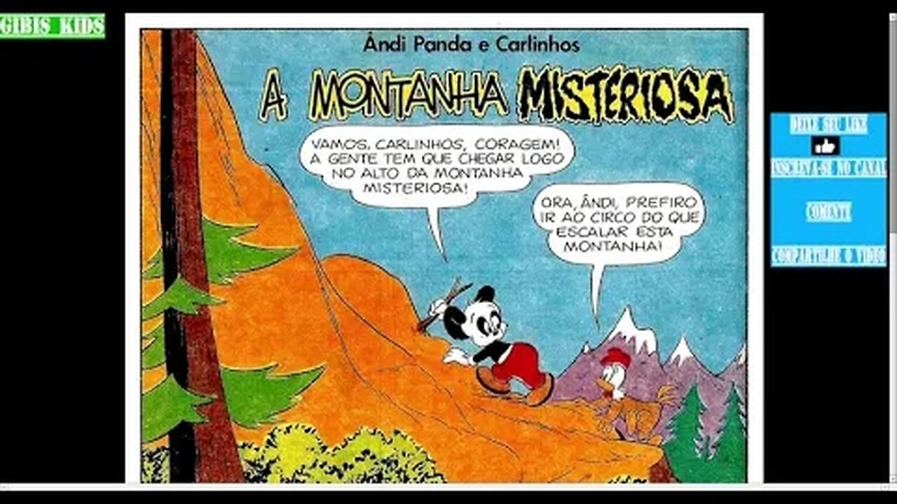 Pica Pau Ândi Panda E Carlinhos A Montanha Misteriosa