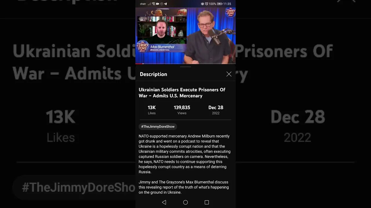Suprise! They lied about murdering 🇷🇺 POWs. #ukrainewar source @thejimmydoreshow