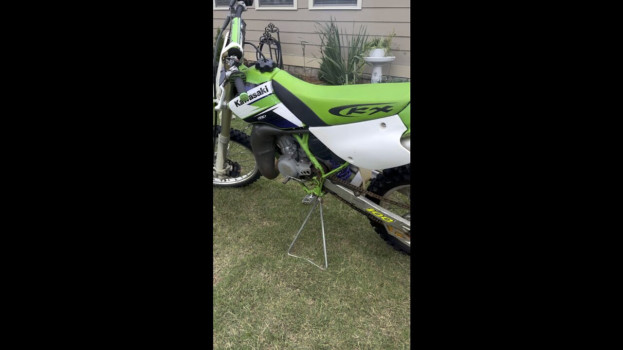 My old bike the 1998 kx100