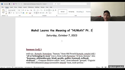 MAHDI Learns the True Meaning of "Human", Pt 2