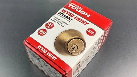 [908] Corners Were Cut: Hyper Tough (Walmart) Deadbolt