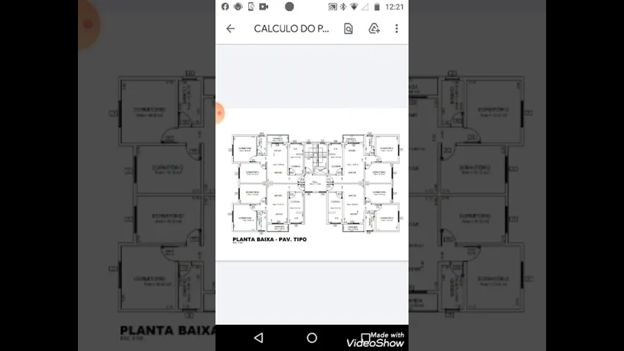 planta baixa # Prédio de 5 andares