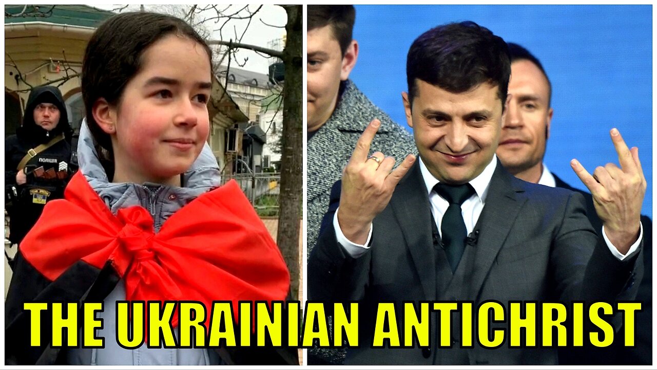 Godless liberal & globalist Zelensky turns Ukrainian children against God to persecute Christians!