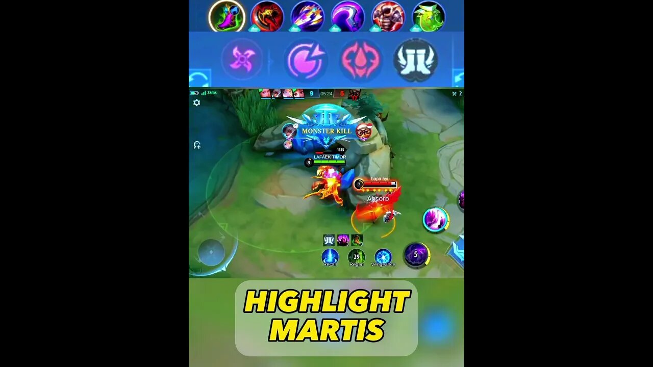 MARTIS #mobilelegend #mpl #mlbb #mlbbesports #mplid #gaming #gameplay