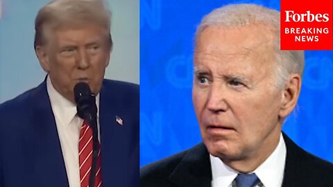 'Four Long, Horrible Years Of Failure, Incompetence': Trump Drops The Hammer On Biden