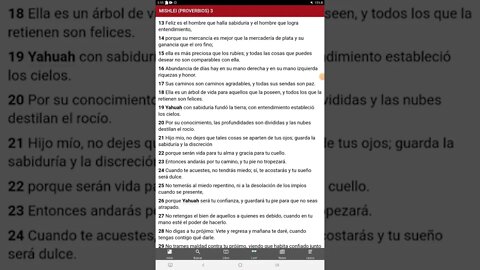 Joventud Para Yah - Proverbios 3