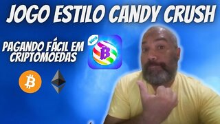 JOGO ESTILO CANDY CRUSH | PAGANDO FÁCIL EM CRIPTOMOEDAS