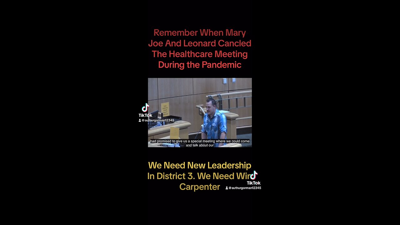 We need better representation in District 3. Mary your 8 years in office needs to end