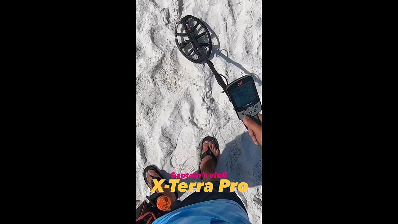 Beach Metal Detecting. Minelab X-Terra Pro. X-TerraPro