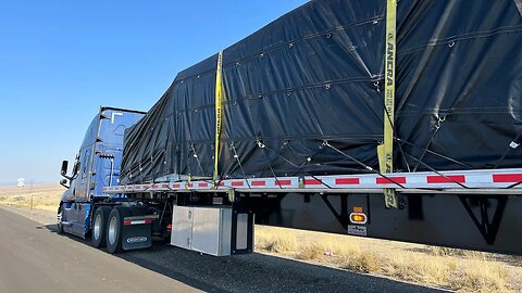 I Had To Retarp My Load On Side Of The Highway! 😮‍💨