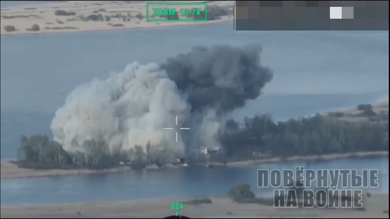 Islands near Kherson: Russian FAB-500 UMPCs glide bombs hits positions of Ukrainian army