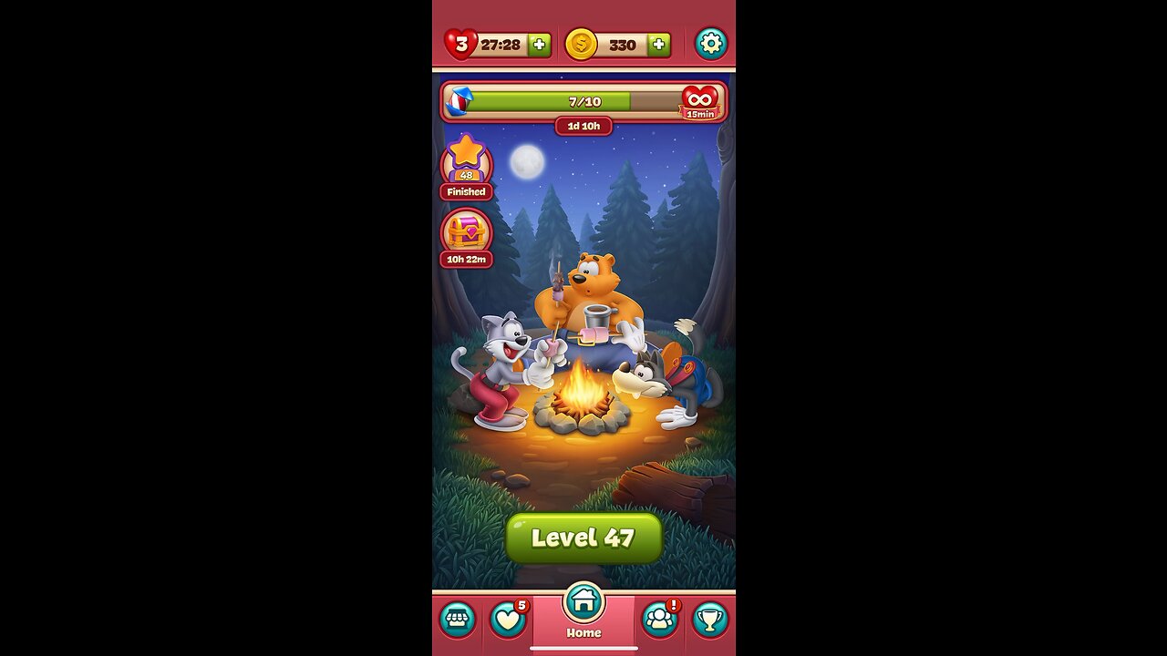 Toon Blast Level 47