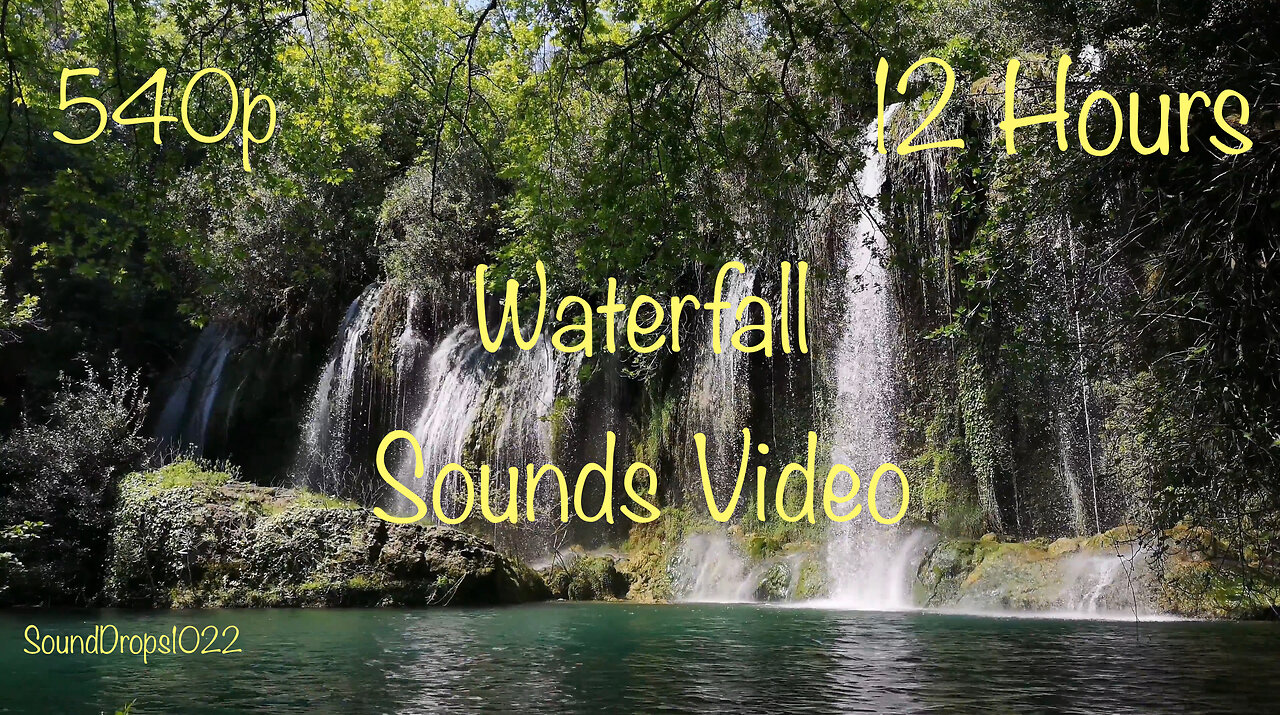 Obtain A Sense Of Peace To 12 Hours Of WaterFall Sounds Video
