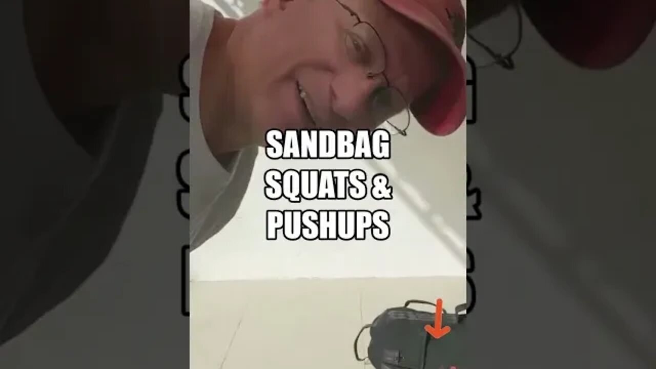 Sandbag Squats And Pushups (LET'S GO!) #shorts