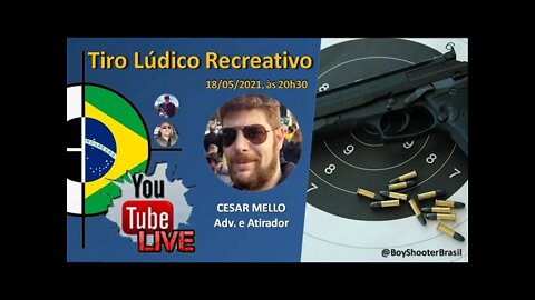 LIVE: O Tiro Lúdico Recreativo, e sua importância na CULTURA armamentista - com Cesar Mello