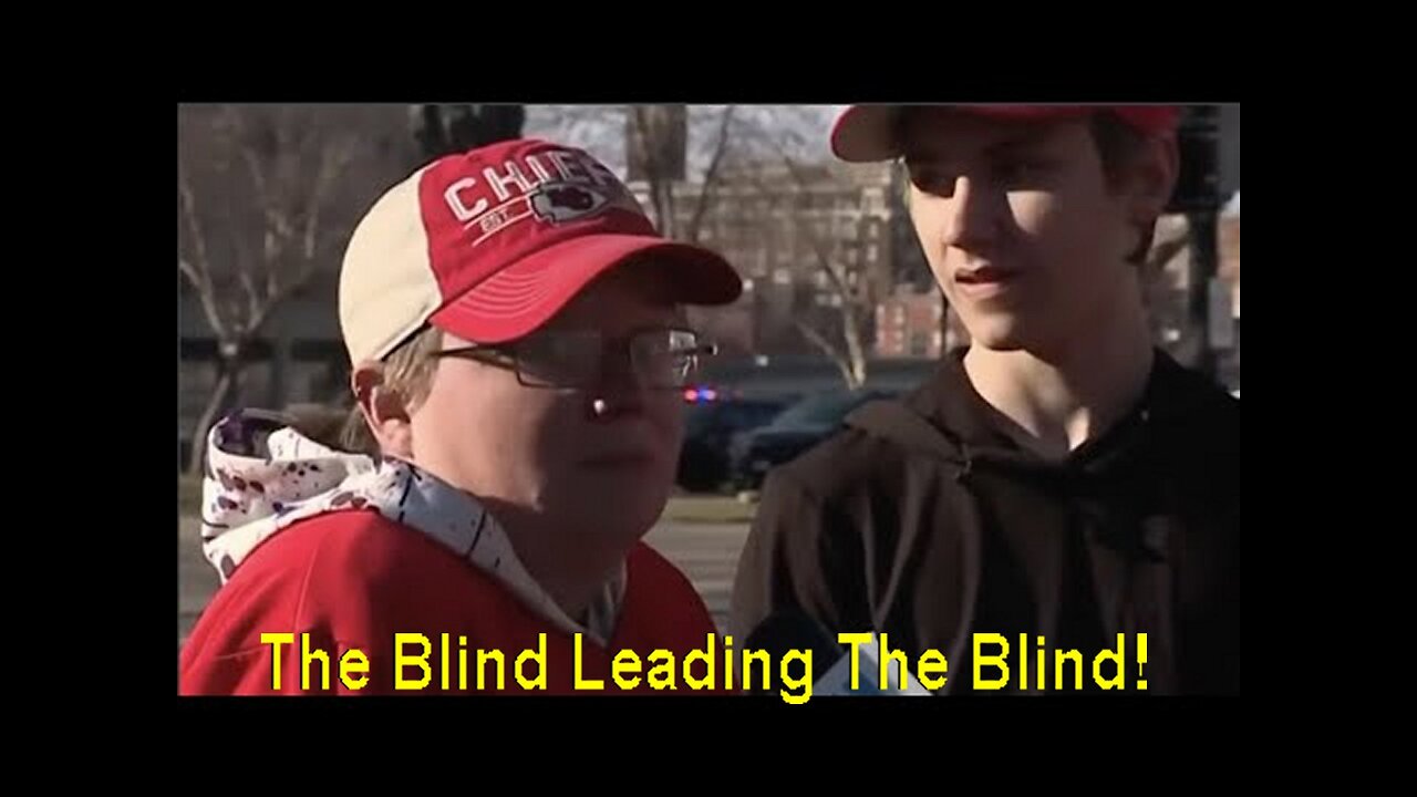 Must See! The Blind Leading The Blind In Kansas City Parade!