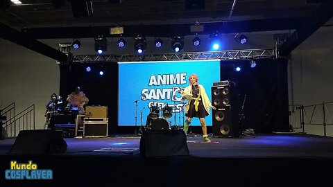 Apresentação Cosplay de Mitsuri Kanroji do anime Demon Slayer no Anime Santos Geek Fest 2022!