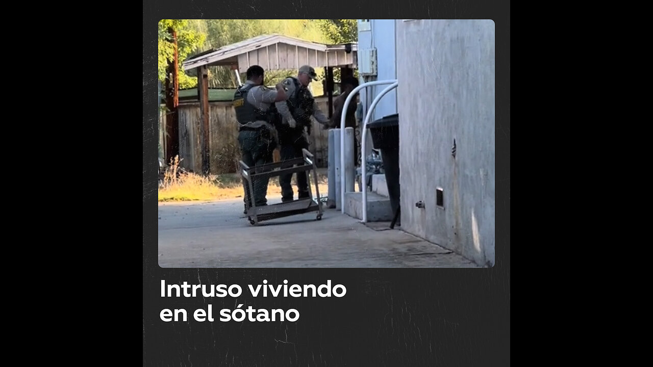 Intruso viviendo en el sótano