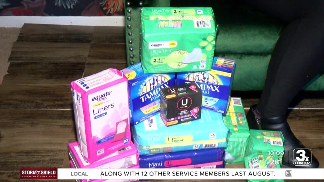 Omaha photographer collects menstrual product donations for International Women's Day