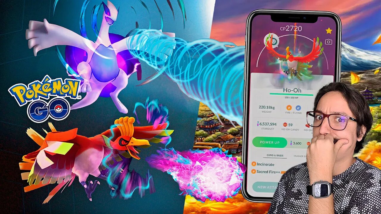 MENTIRAM pra VOCÊ sobre o LUGIA e HO-OH Apex Shadow no Pokémon GO! Tour de Johto