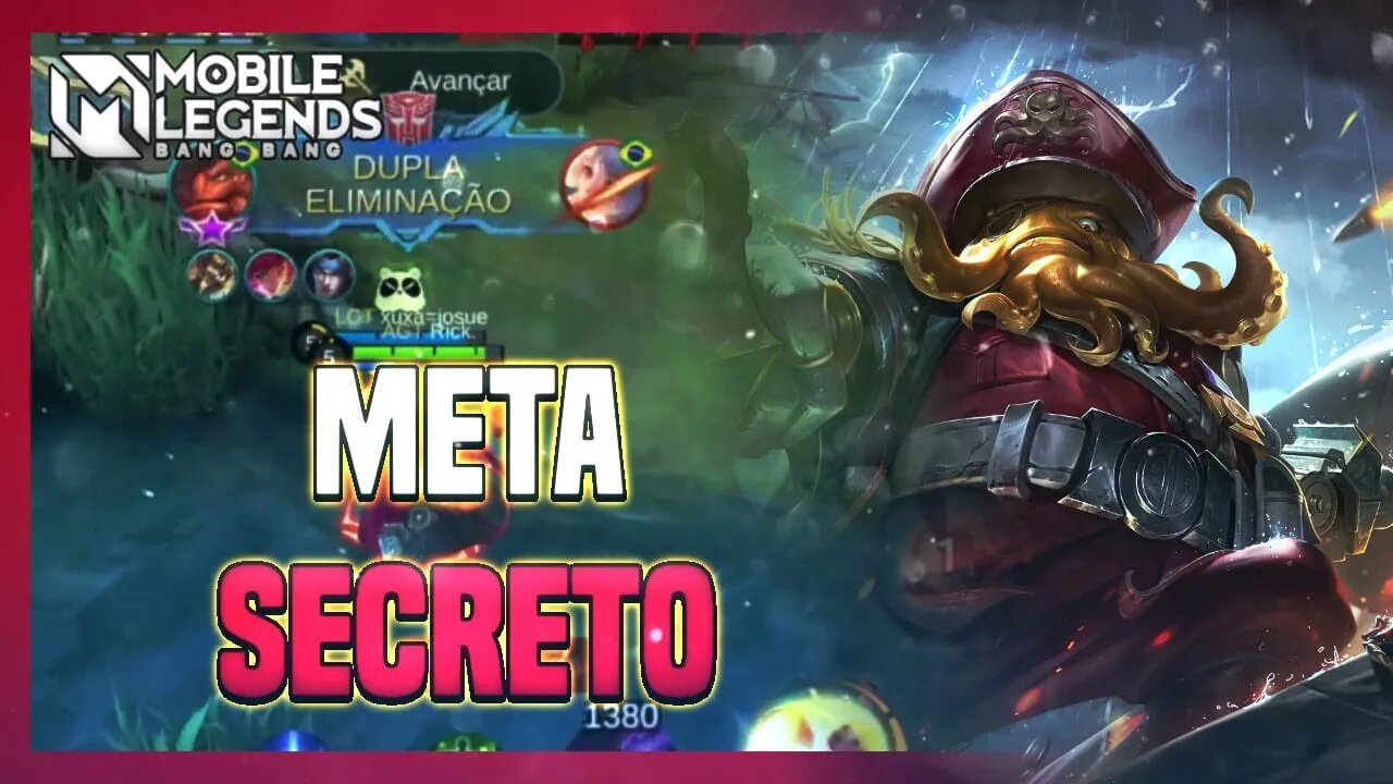 O META SECRETO DOS GLÓRIAS | BANE JUNGLE | Mobile Legends