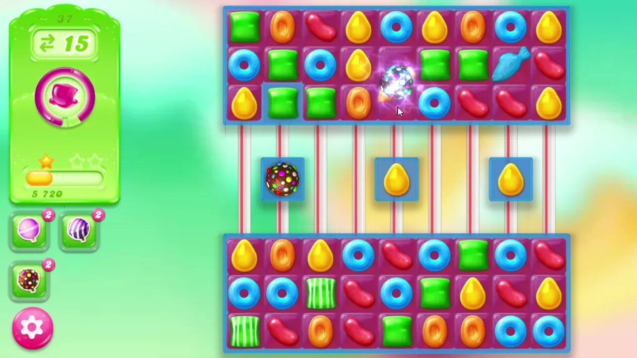 Candy Crush Jelly Saga Level 37